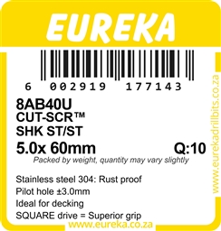 8AB40 - Cut Screw ST/ST -8AB40_label_T